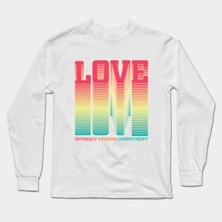 Vibrant Romance - Couples Love Long Sleeve T-Shirt